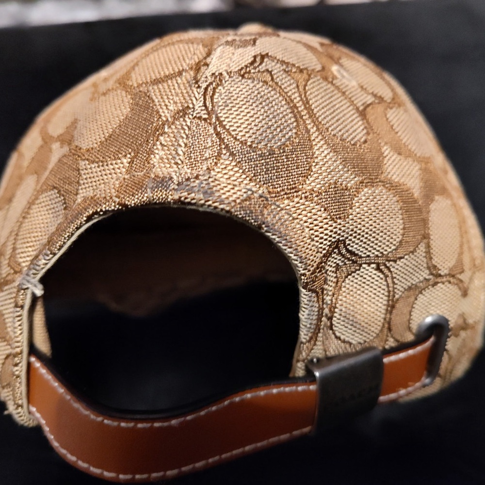 Authentic Coach Brown Patterned Cap - Picture 3 of 7